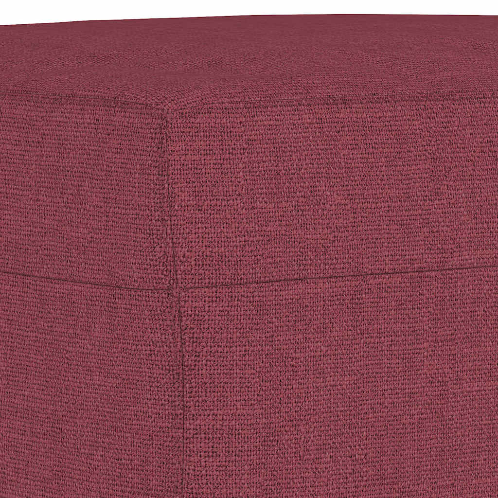 Tabure crvena boja vina 60 x 50 x 41 cm od tkanine