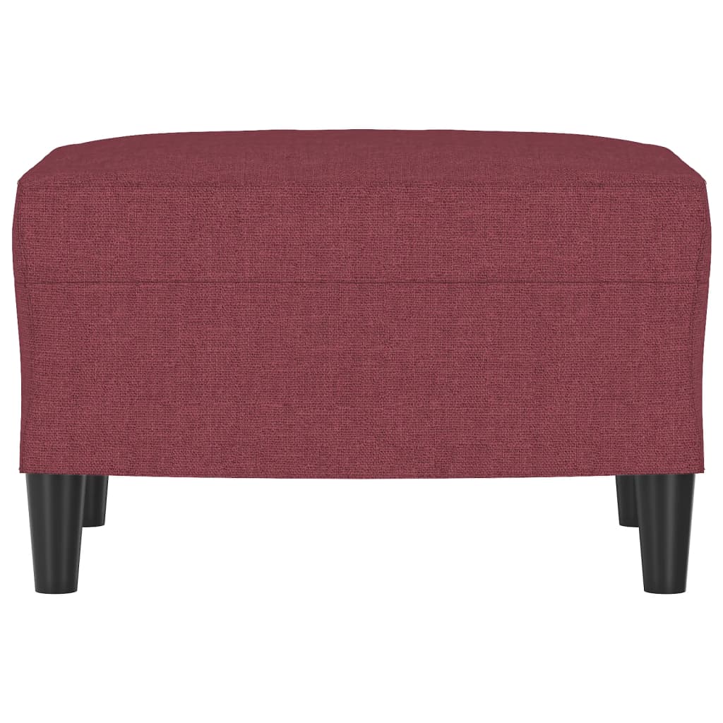 Tabure crvena boja vina 60 x 50 x 41 cm od tkanine