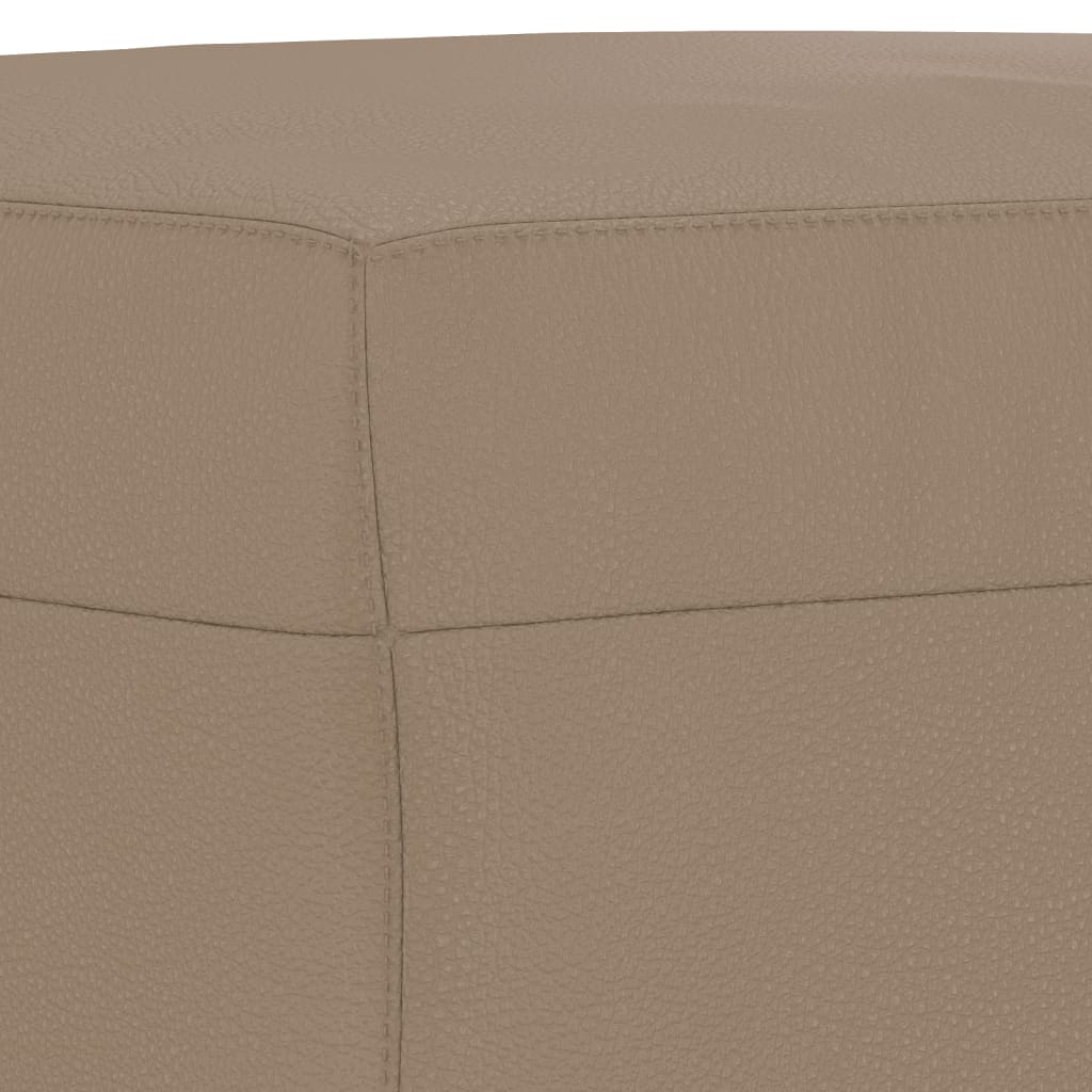 Tabure boja cappuccina 70 x 55 x 41 cm od umjetne kože