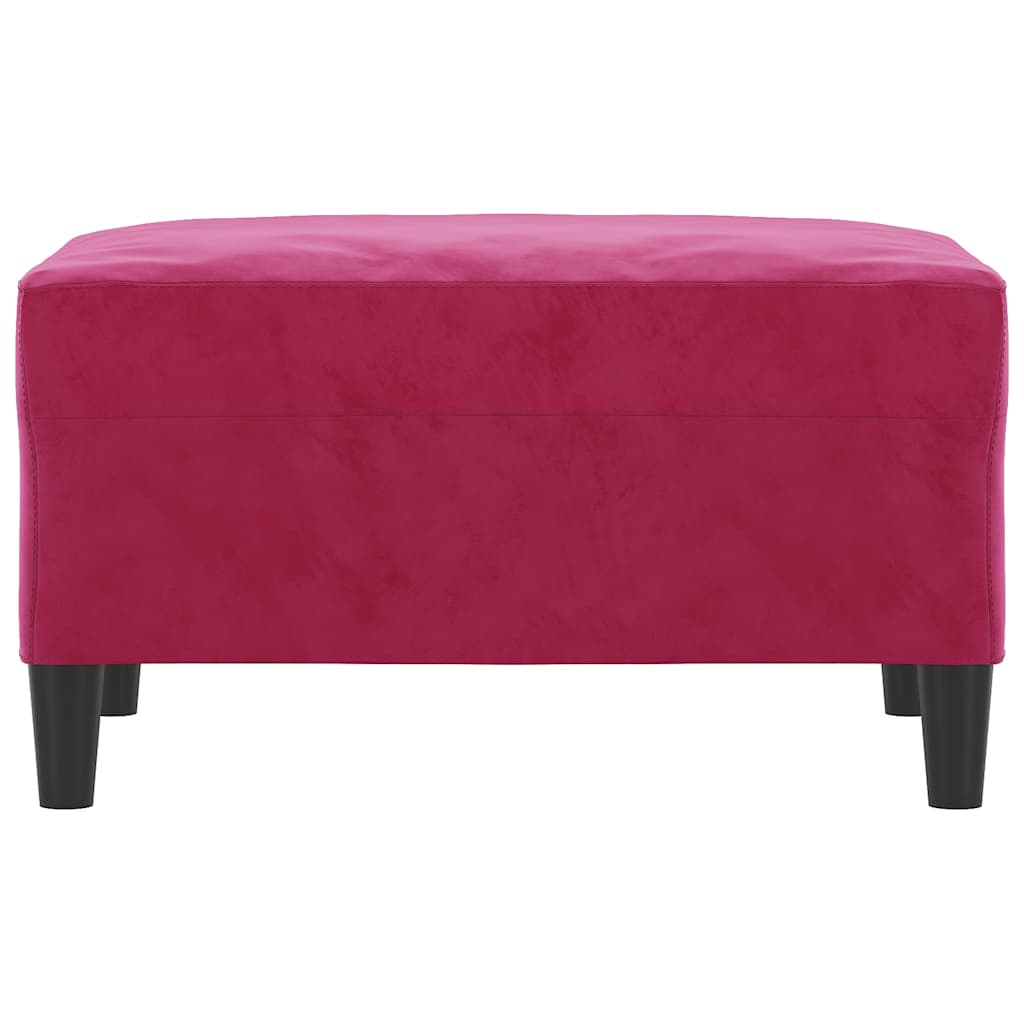 Tabure crvena boja vina 70x55x41 cm baršunasti