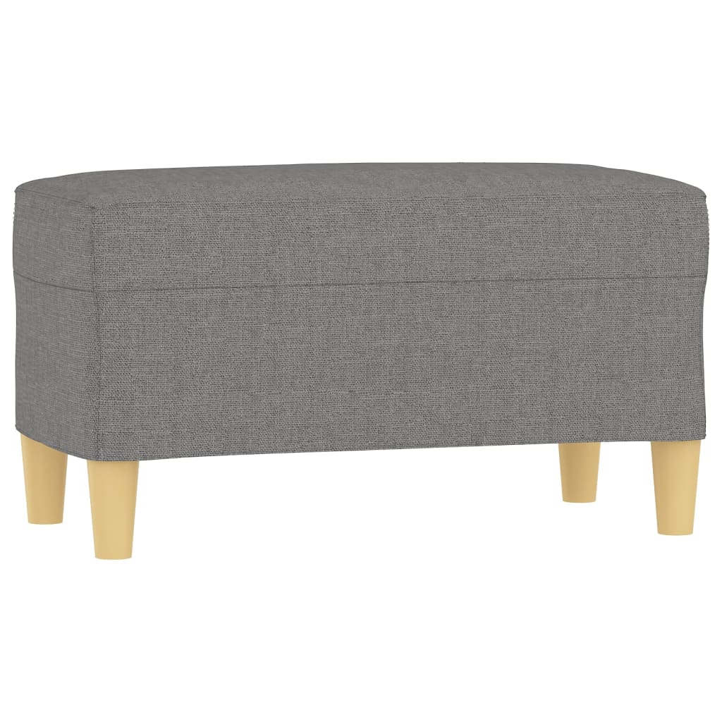 Klupa tamnosiva 70 x 35 x 41 cm od tkanine