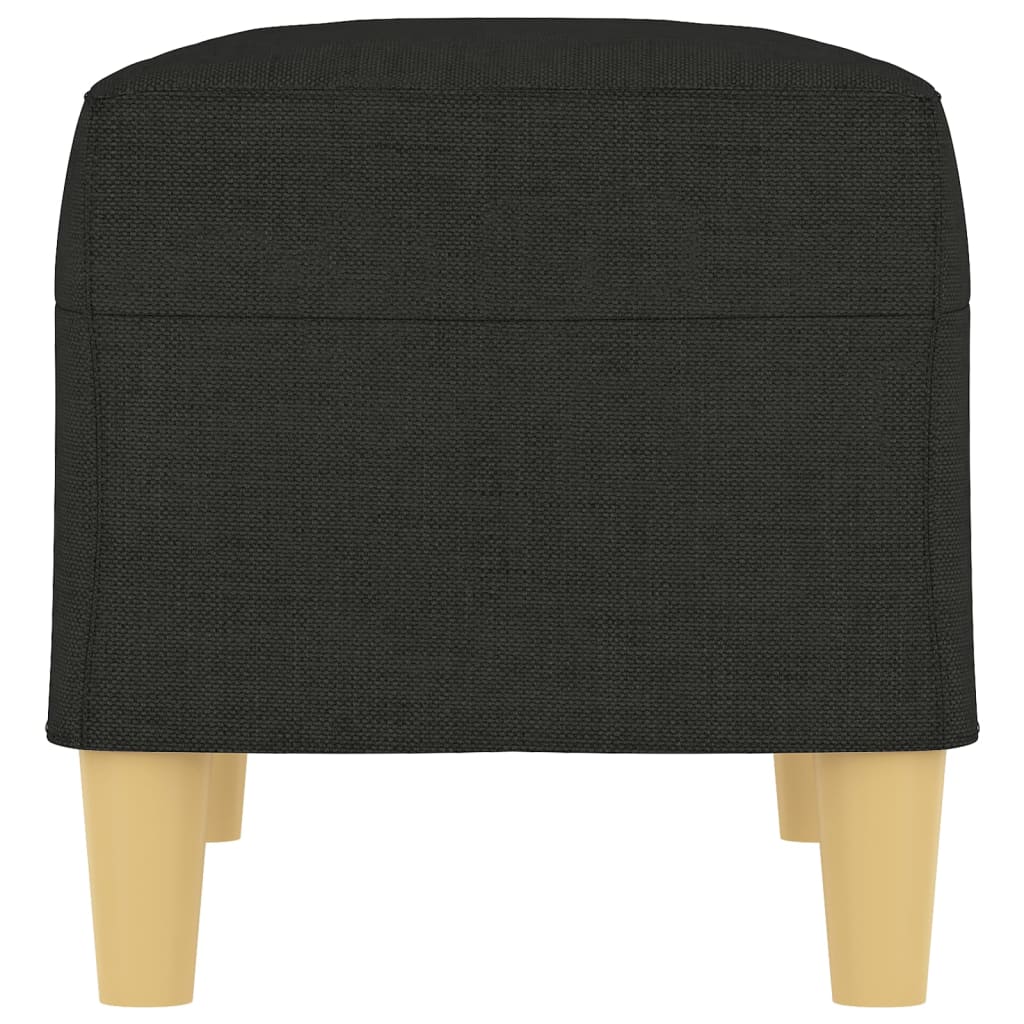 Klupa crna 70x35x41 cm od tkanine