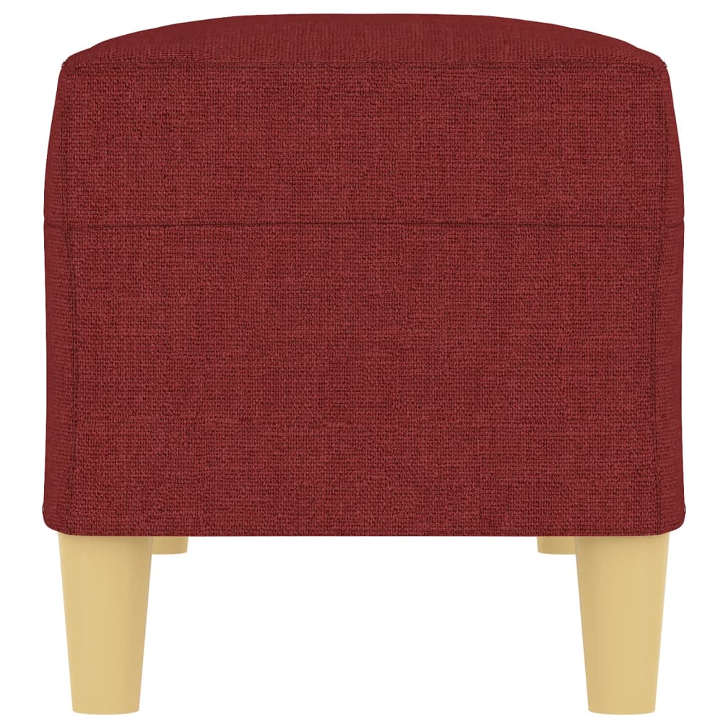Klupa Crvena boja vina 100x35x41 cm od tkanine