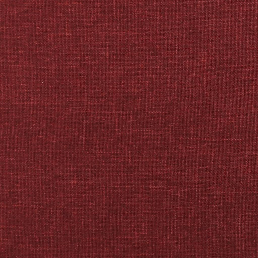 Klupa Crvena boja vina 100x35x41 cm od tkanine