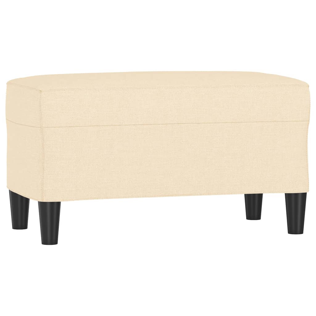 Klupa krem 70 x 35 x 41 cm od tkanine