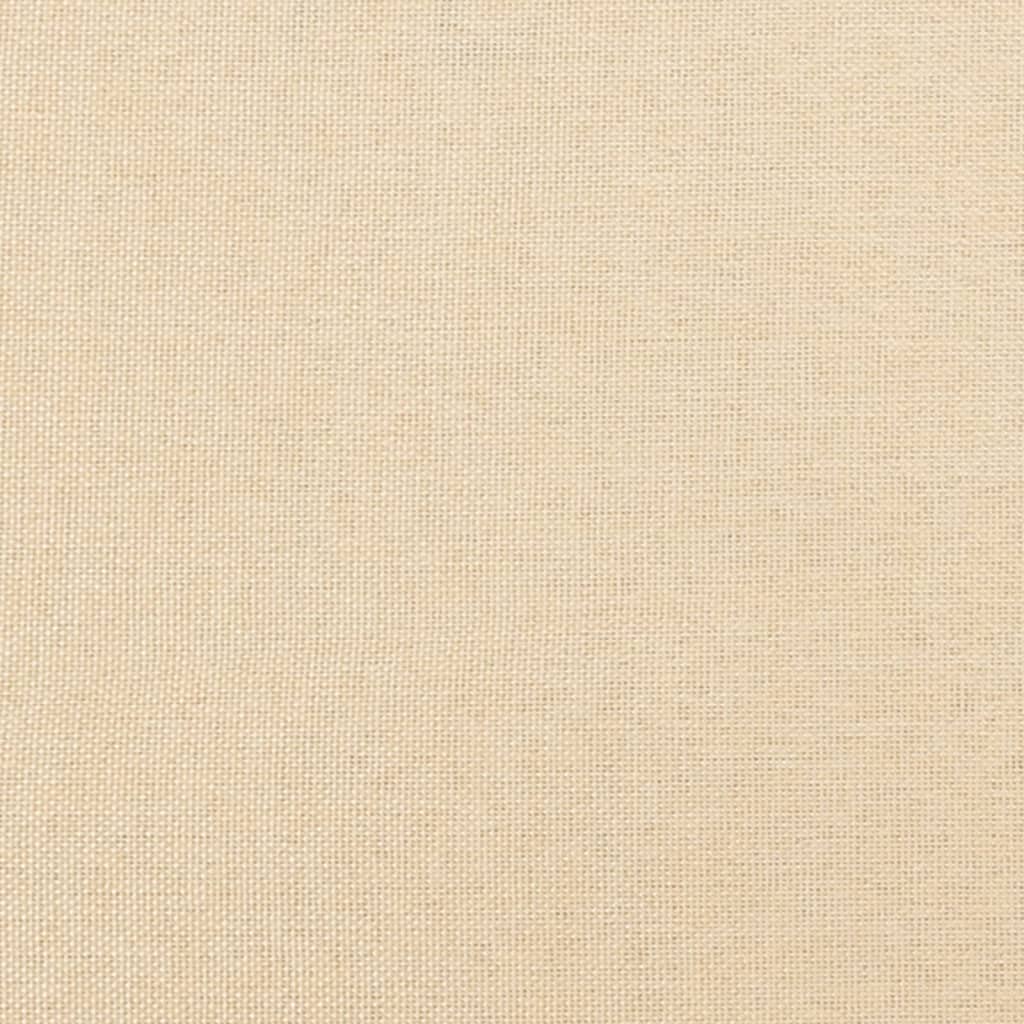 Klupa krem 70 x 35 x 41 cm od tkanine