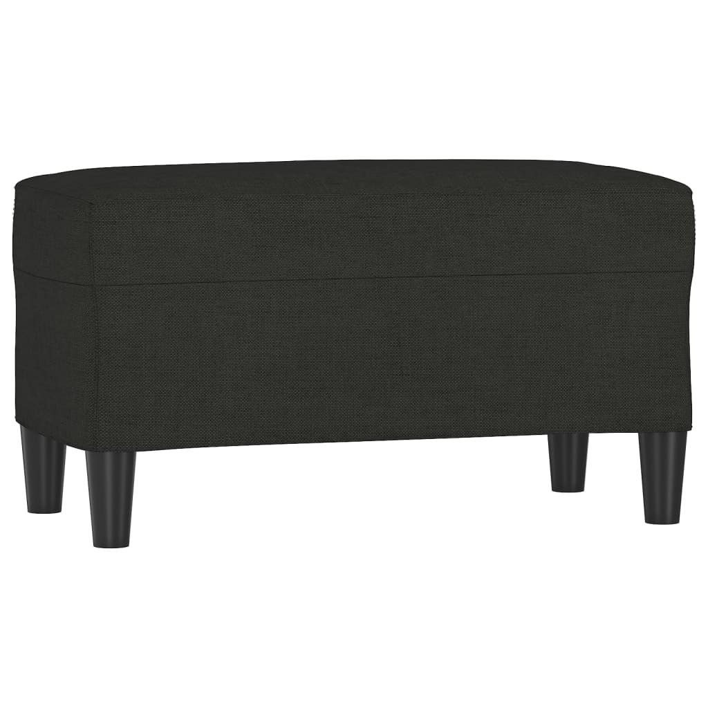 Klupa crna 70x35x41 cm od tkanine