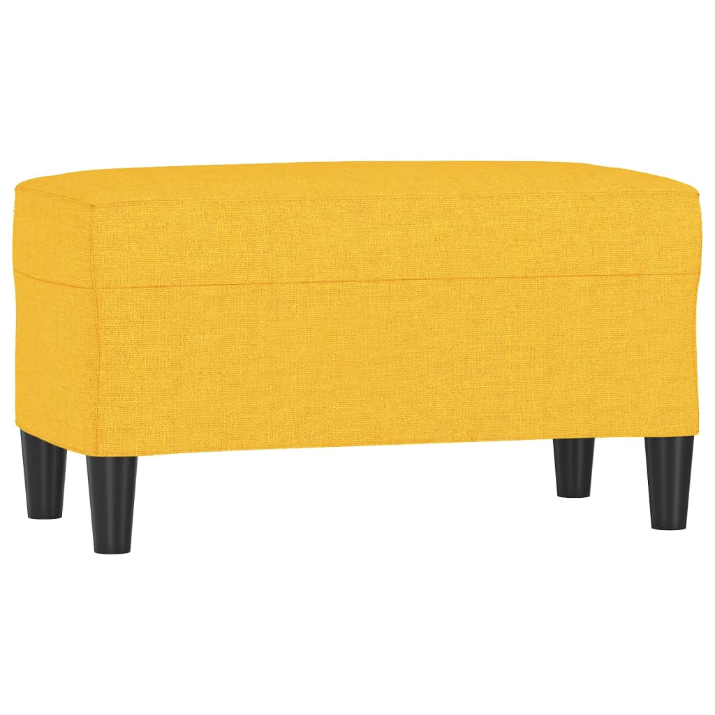 Klupa Svjetložuta 70 x 35 x 41 cm od tkanine