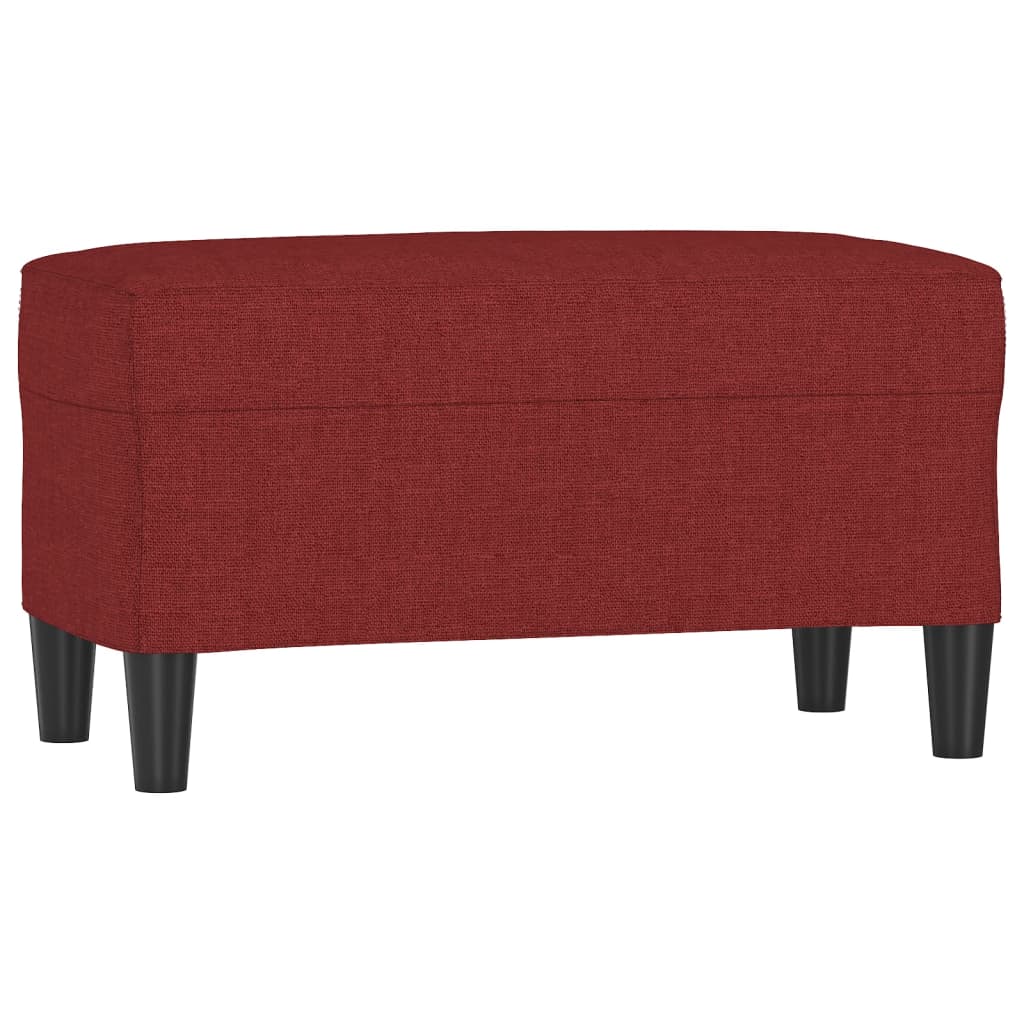 Klupa Crvena boja vina 70 x 35 x 41 cm od tkanine
