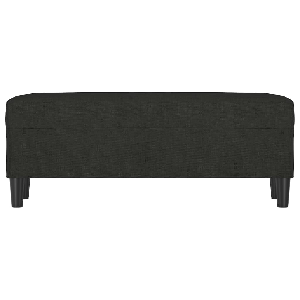 Klupa crna 100x35x41 cm od tkanine