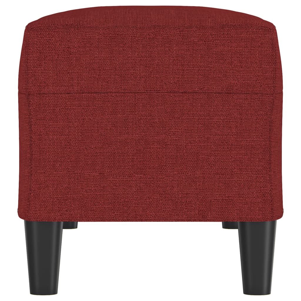 Klupa Crvena boja vina 100x35x41 cm od tkanine