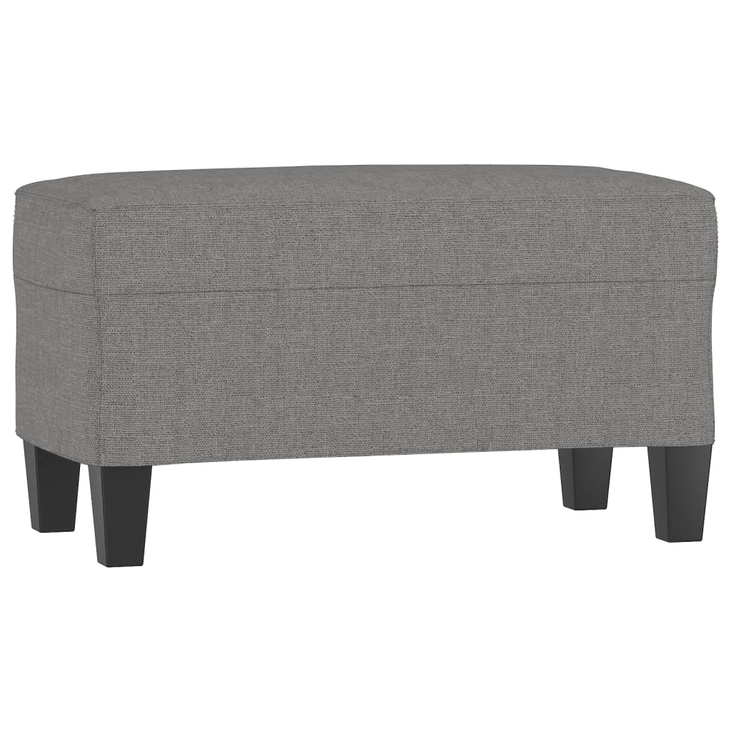 Klupa tamnosiva 70 x 35 x 41 cm od tkanine