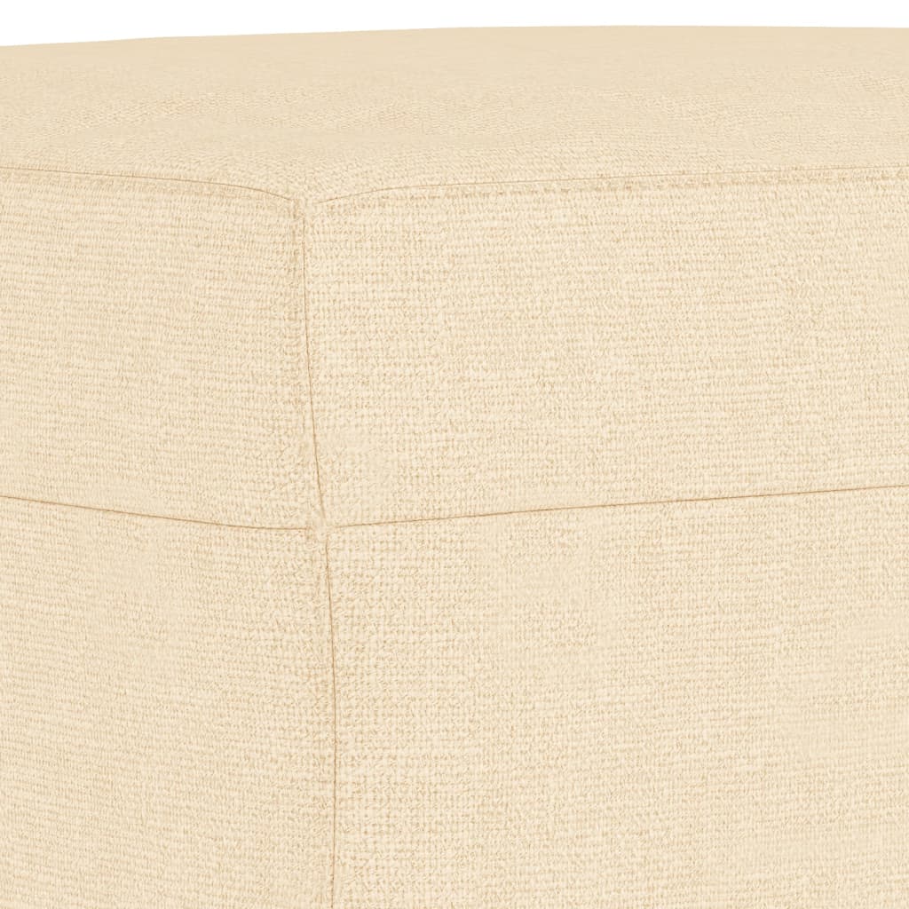 Klupa krem 70 x 35 x 41 cm od tkanine