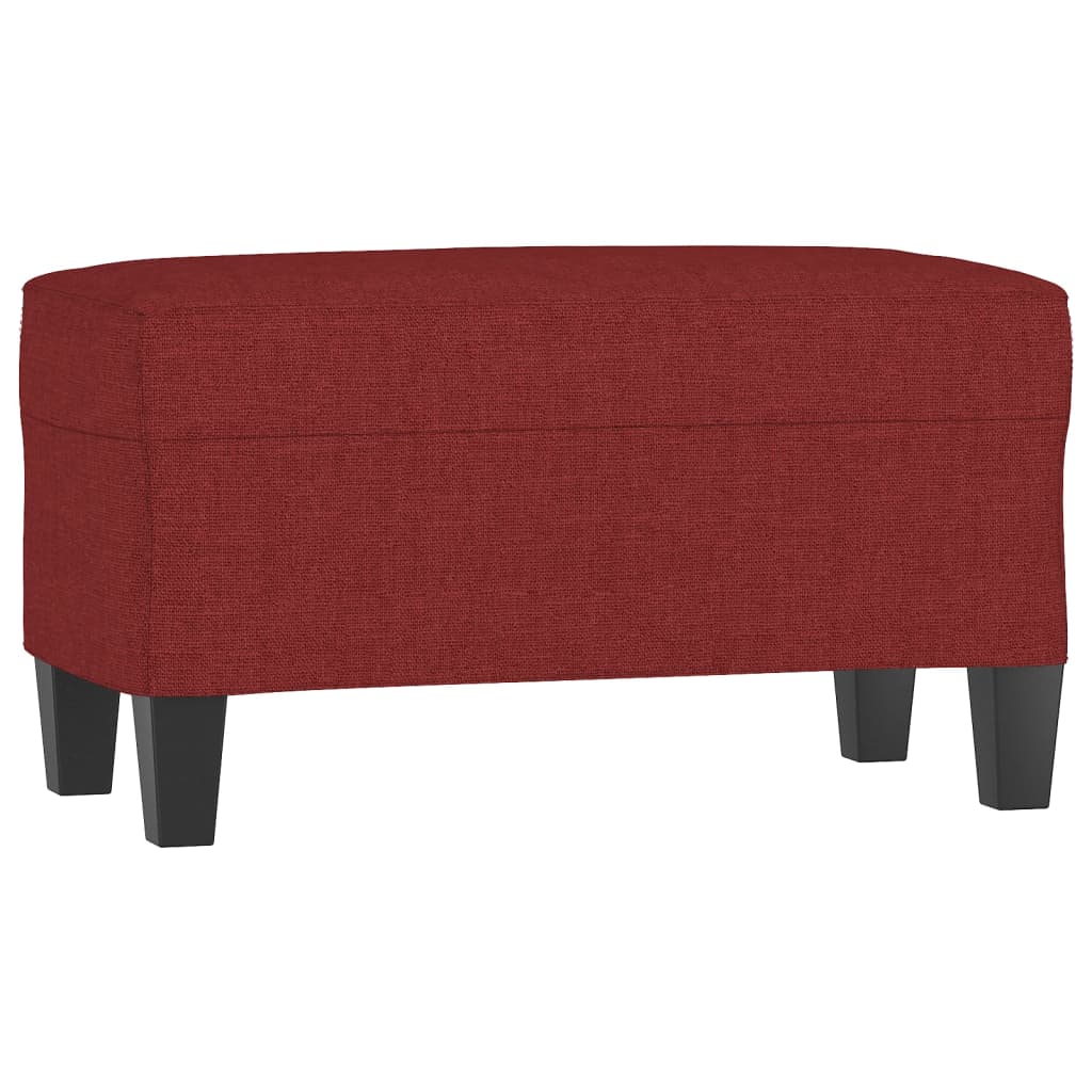 Klupa Crvena boja vina 70 x 35 x 41 cm od tkanine