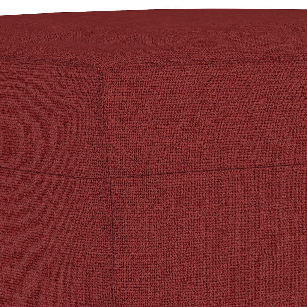 Klupa Crvena boja vina 70 x 35 x 41 cm od tkanine