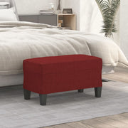 Klupa Crvena boja vina 70 x 35 x 41 cm od tkanine