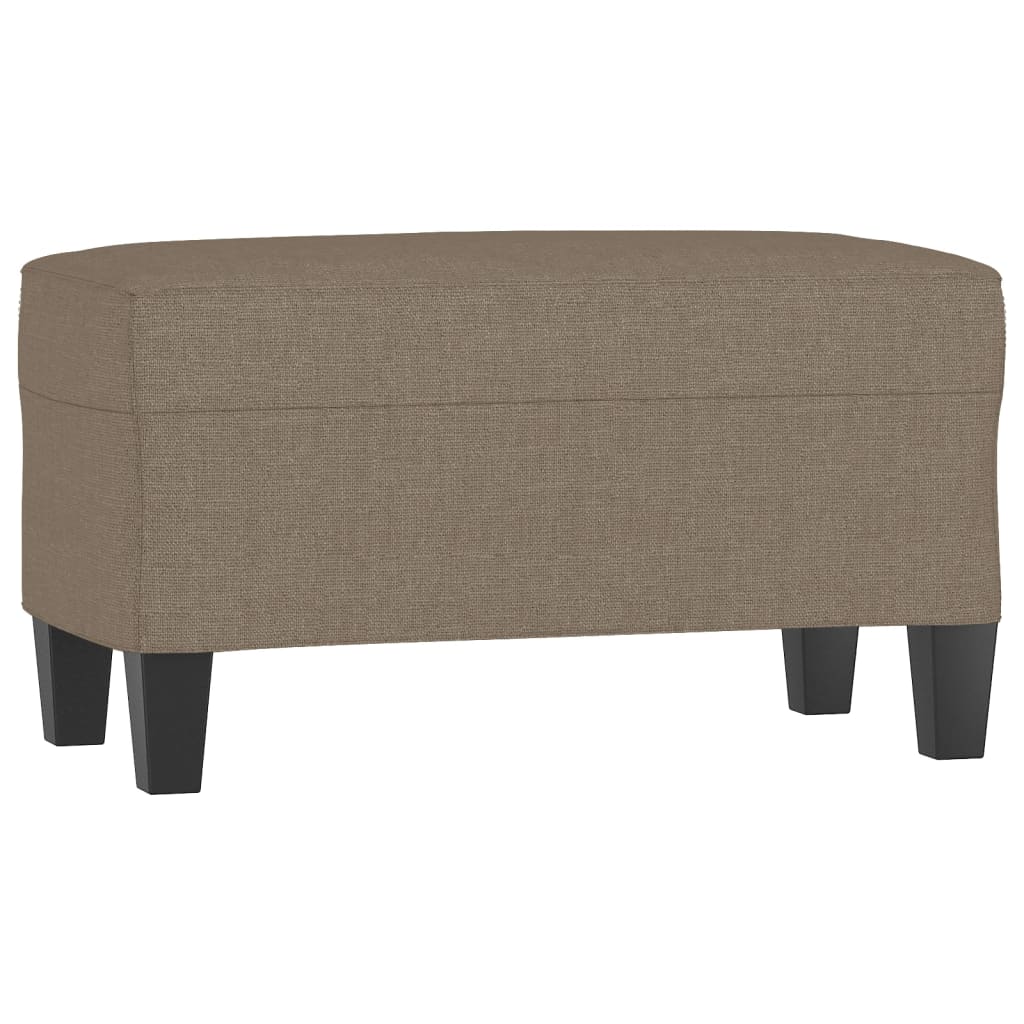 Klupa smeđesiva 70 x 35 x 41 cm od tkanine