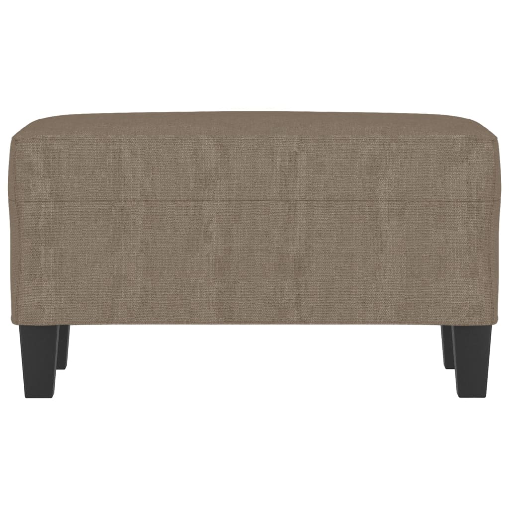 Klupa smeđesiva 70 x 35 x 41 cm od tkanine