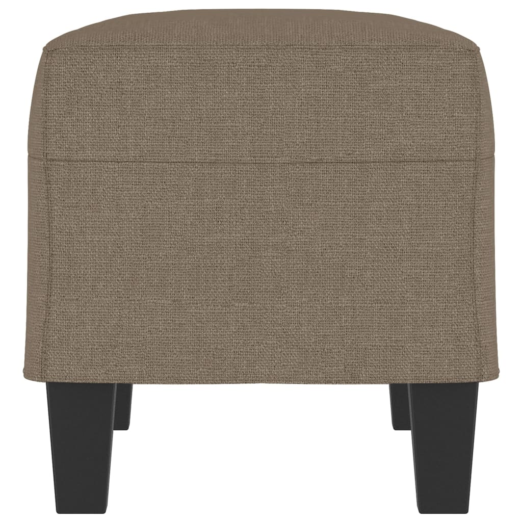 Klupa smeđesiva 70 x 35 x 41 cm od tkanine