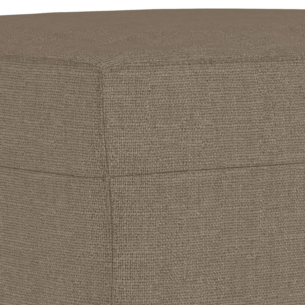 Klupa smeđesiva 70 x 35 x 41 cm od tkanine