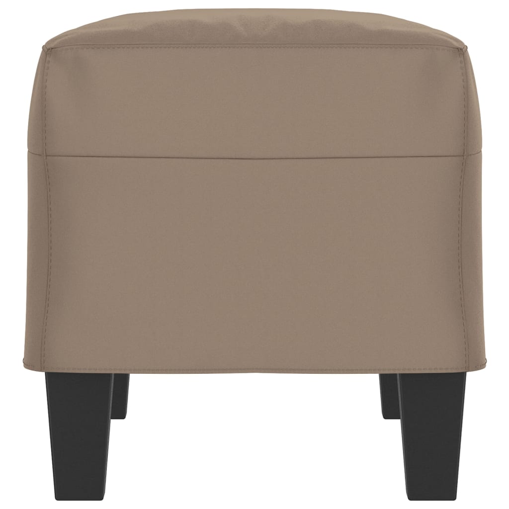 Klupa smeđesiva 70 x 35 x 41 cm od mikrovlakana