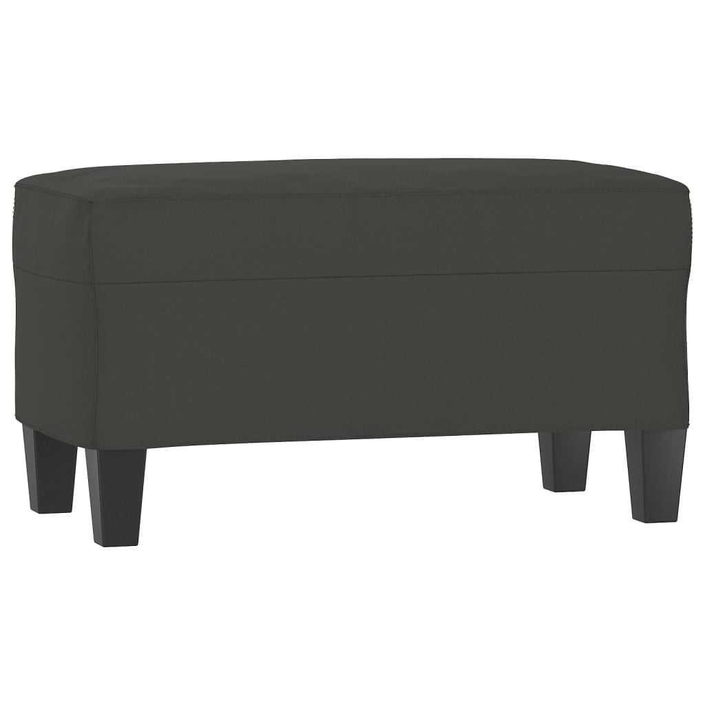 Klupa tamnosiva 70 x 35 x 41 cm od mikrovlakana