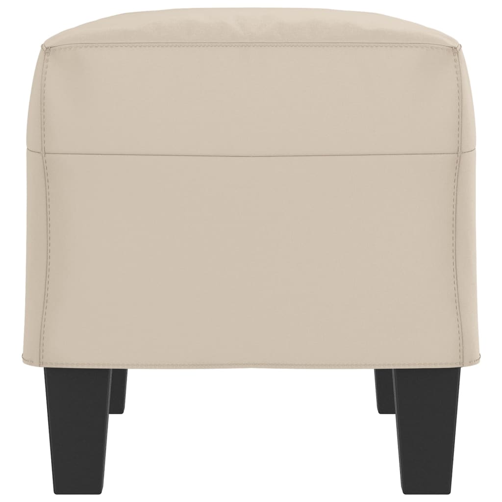 Klupa krem 70 x 35 x 41 cm od mikrovlakana