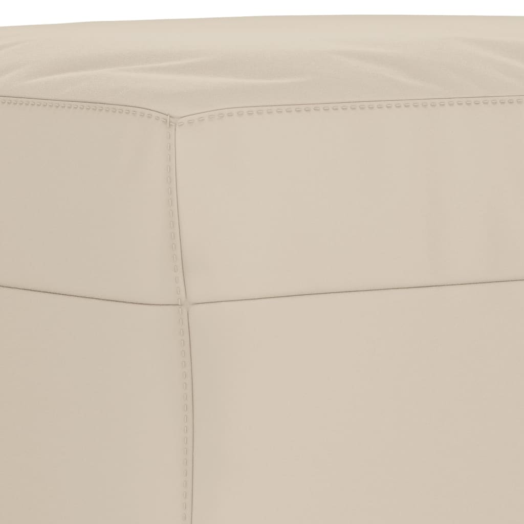 Klupa krem 70 x 35 x 41 cm od mikrovlakana