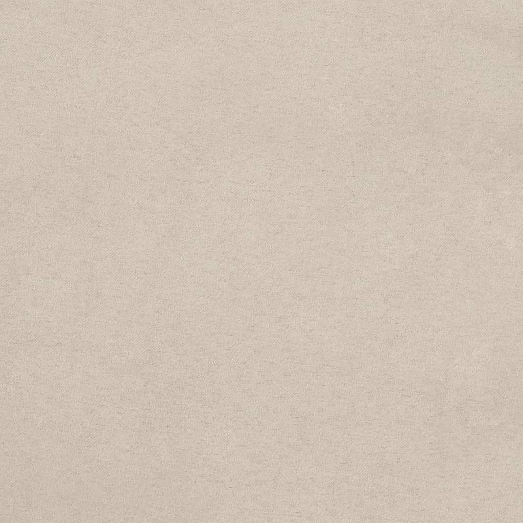 Klupa krem 70 x 35 x 41 cm od mikrovlakana