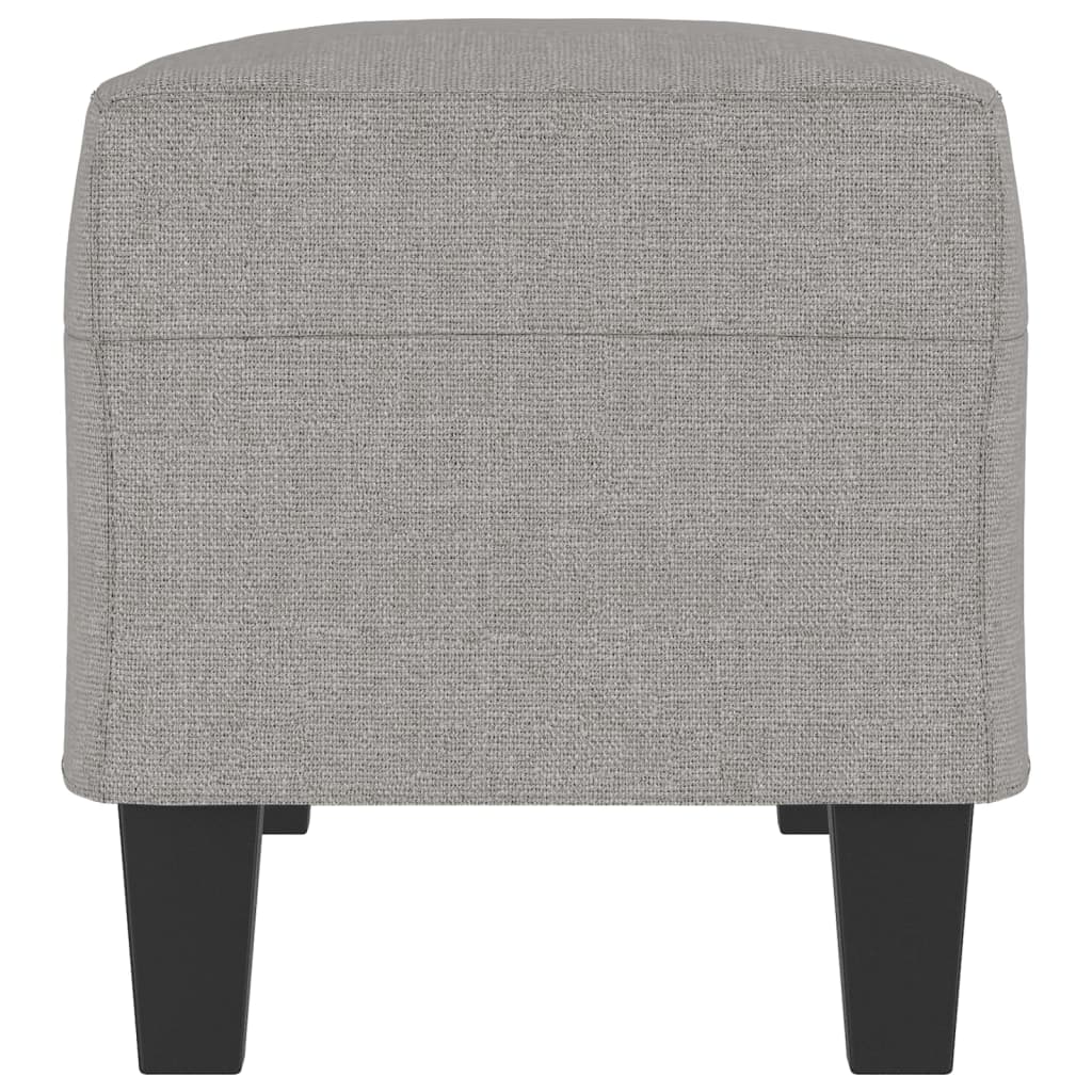 Klupa svjetlosiva 100 x 35 x 41 cm od tkanine