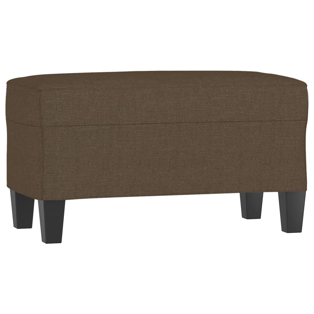 Klupa smeđa 100x30x30 cm od tkanine
