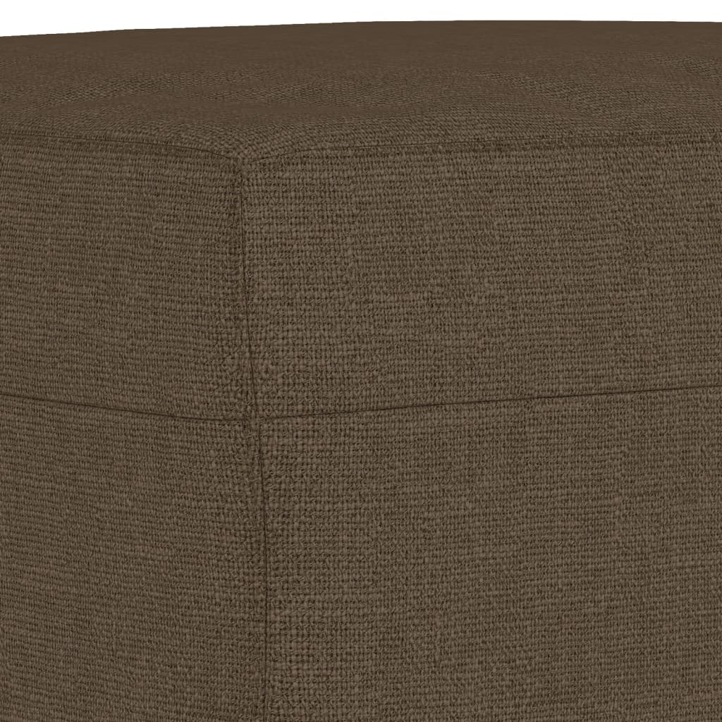 Klupa smeđa 100x30x30 cm od tkanine