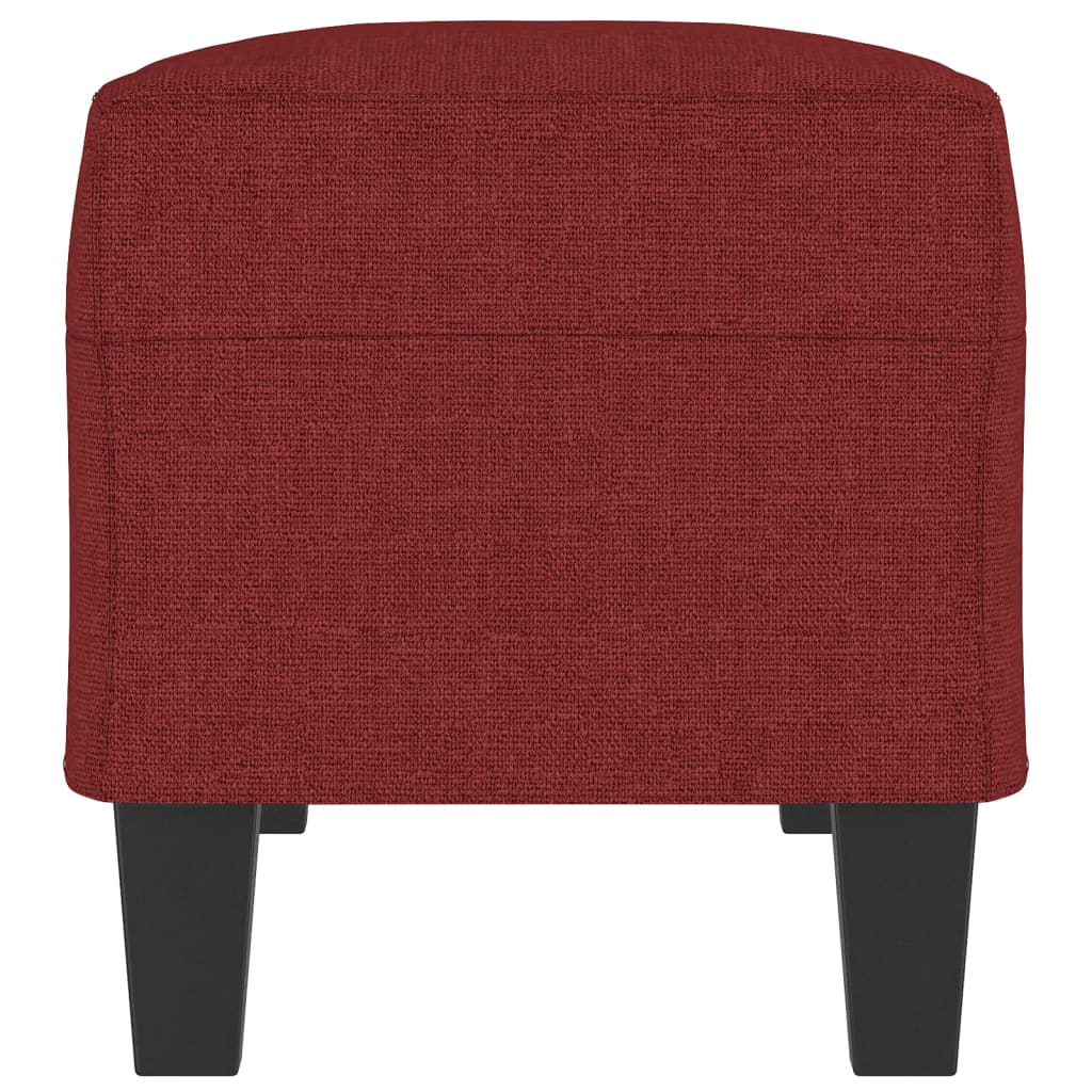Klupa Crvena boja vina 100x35x41 cm od tkanine