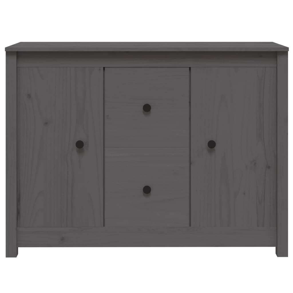 Komoda siva 100 x 35 x 74 cm od masivne borovine