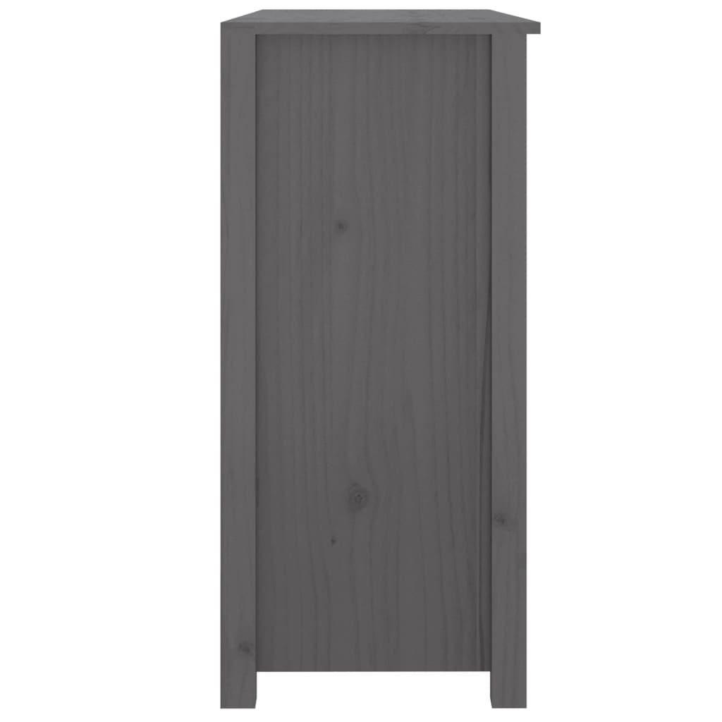 Komoda siva 100 x 35 x 74 cm od masivne borovine