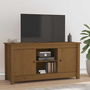 TV ormarić boja meda 103 x 36,5 x 52 cm od masivne borovine