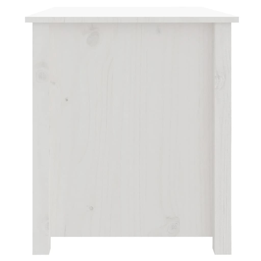 Stolić za kavu bijeli 71 x 49 x 55 cm od masivne borovine