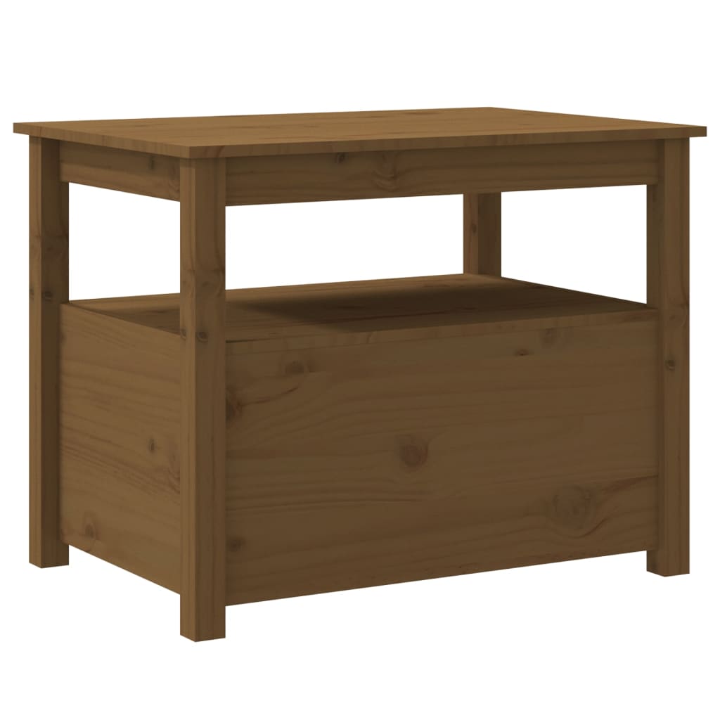 Stolić za kavu boja meda 71x49x55 cm od masivne borovine