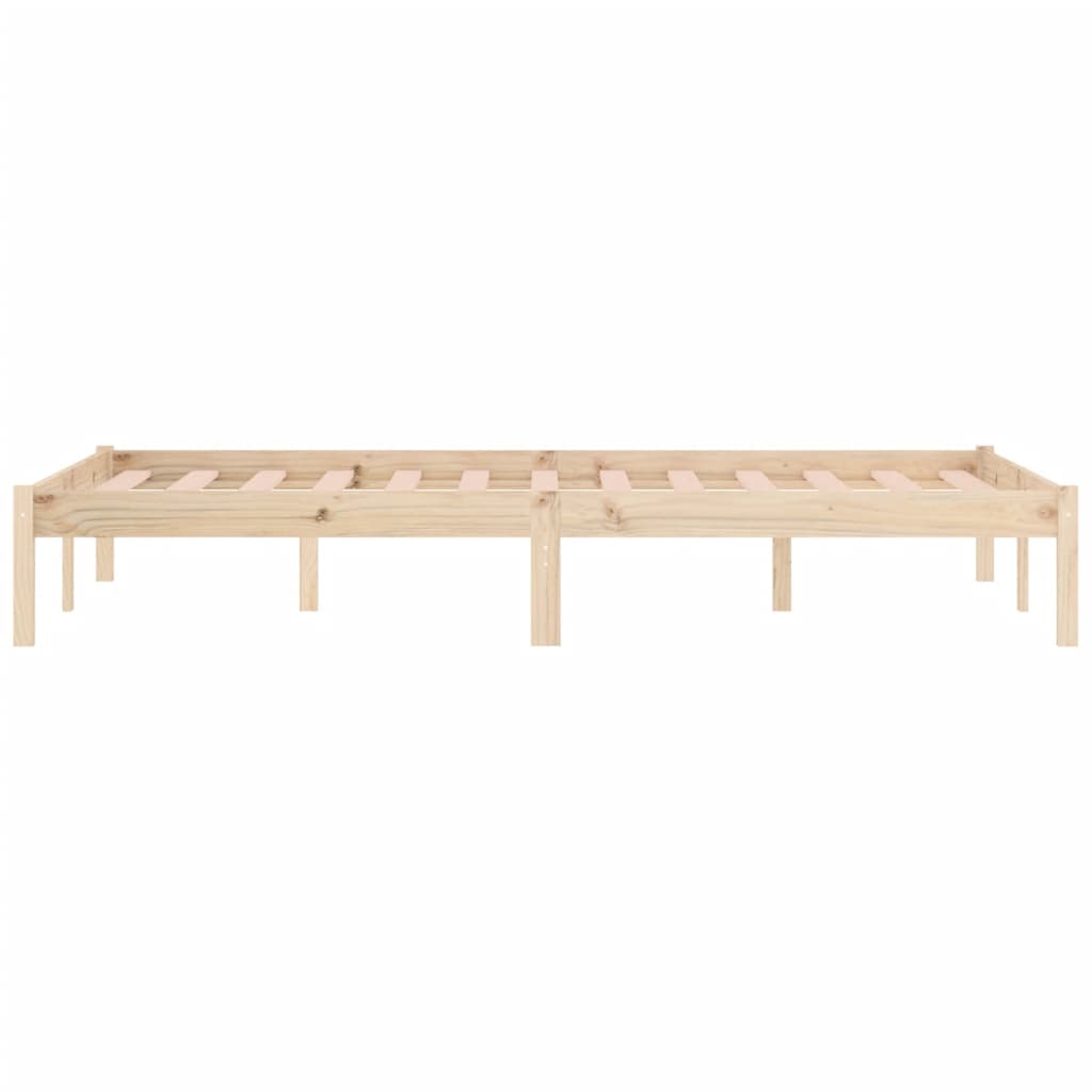 Okvir kreveta bez madraca 152x203 cm od masivne borovine