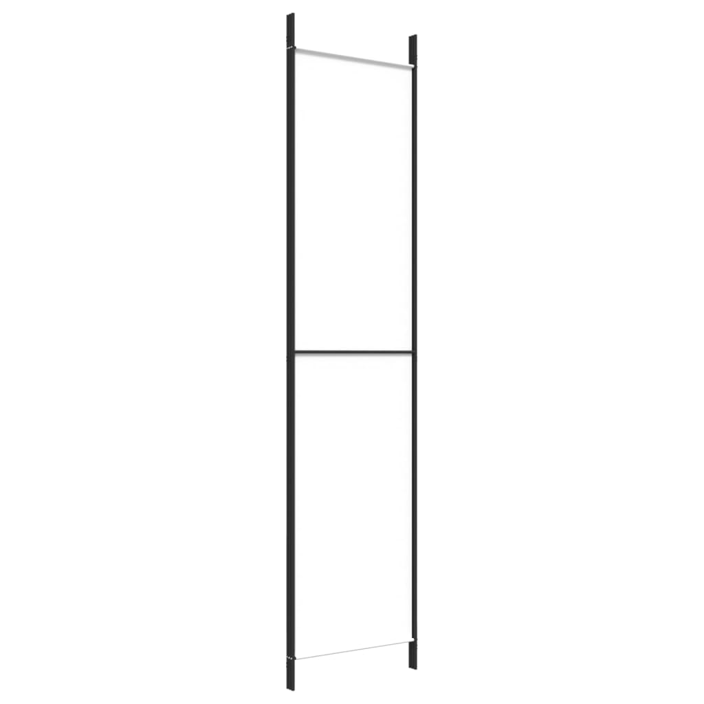 Sobna pregrada s 3 panela bijela 150 x 220 cm od tkanine