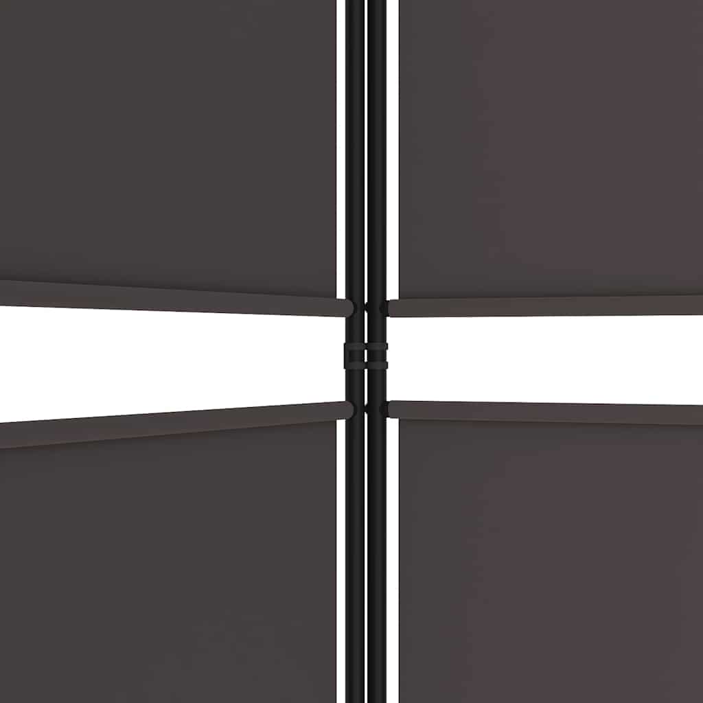 Sobna pregrada s 5 panela smeđa 250x180 cm od tkanine