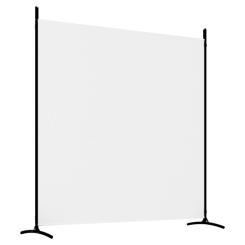 Sobna pregrada s 3 panela bijela 525 x 180 cm od tkanine