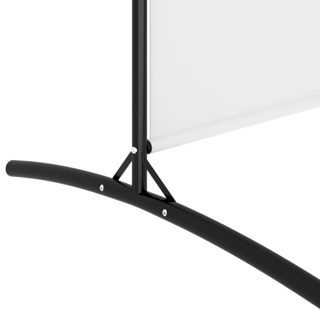 Sobna pregrada s 3 panela bijela 525 x 180 cm od tkanine