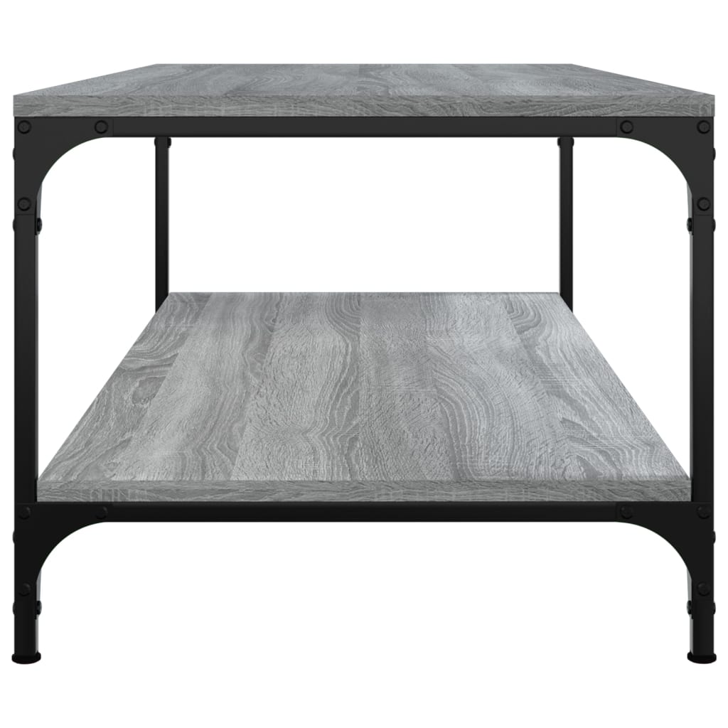 Stolić za kavu boja hrasta 80 x 50 x 40 cm konstruirano drvo