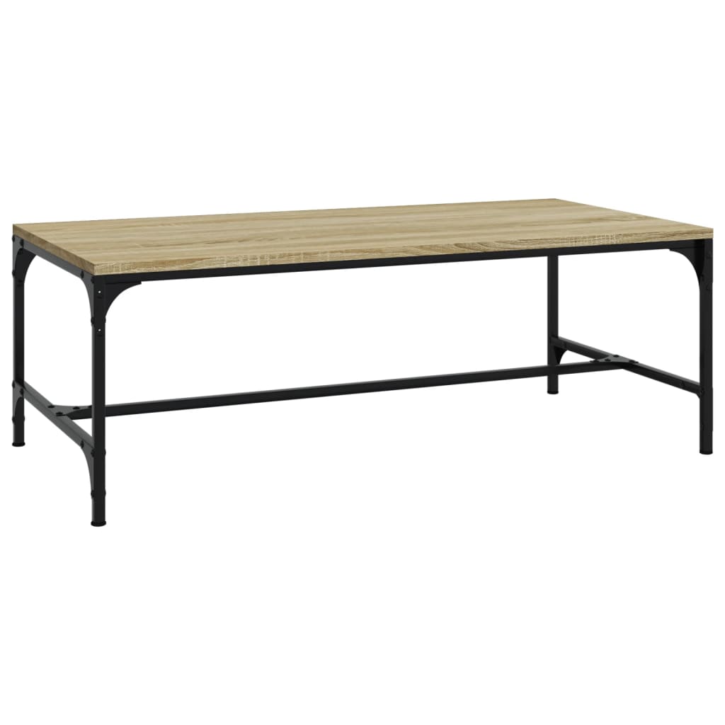 Stolić za kavu boja hrasta 100 x 50 x 35 cm konstruirano drvo