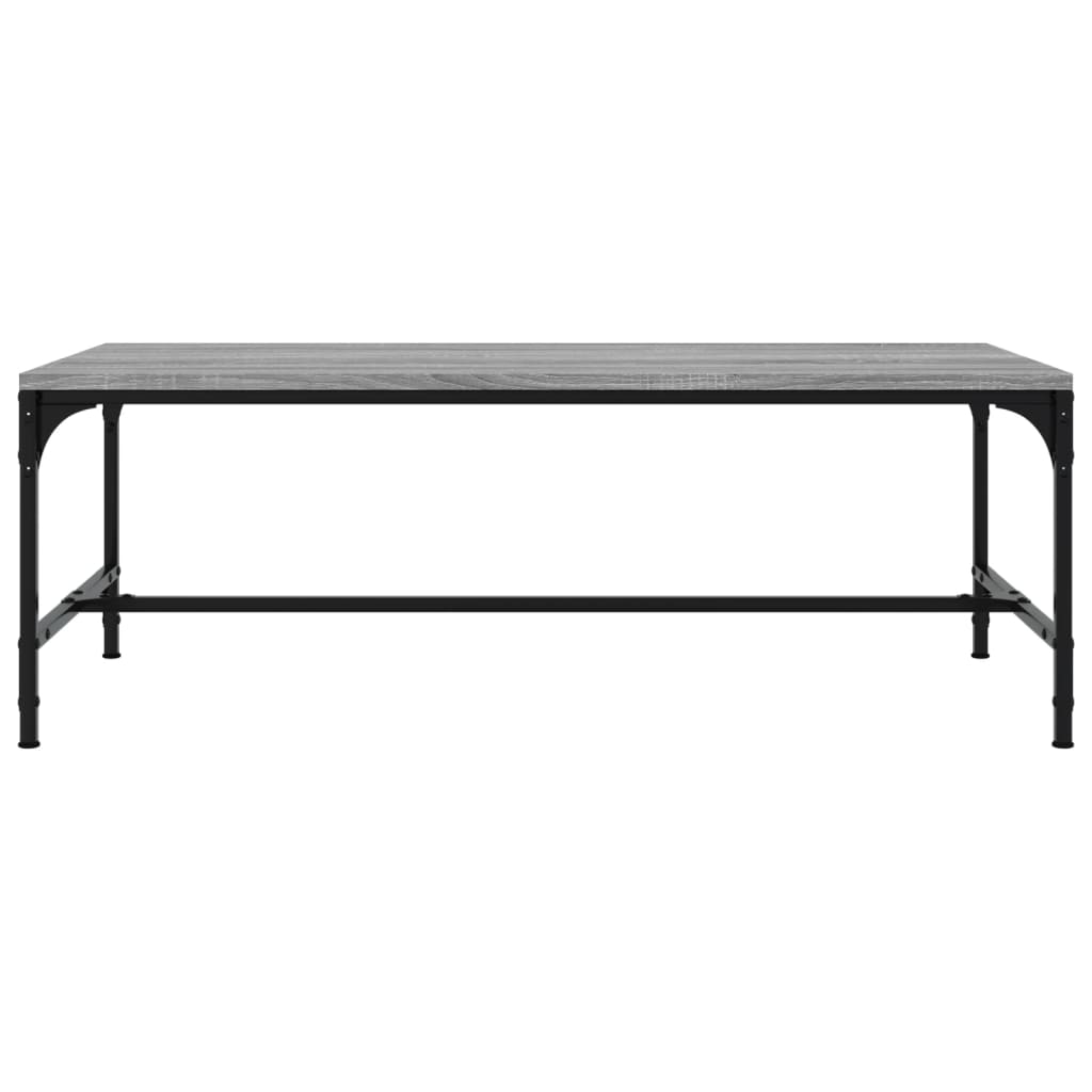 Stolić za kavu boja sivog hrasta 100x50x35 cm konstruirano drvo