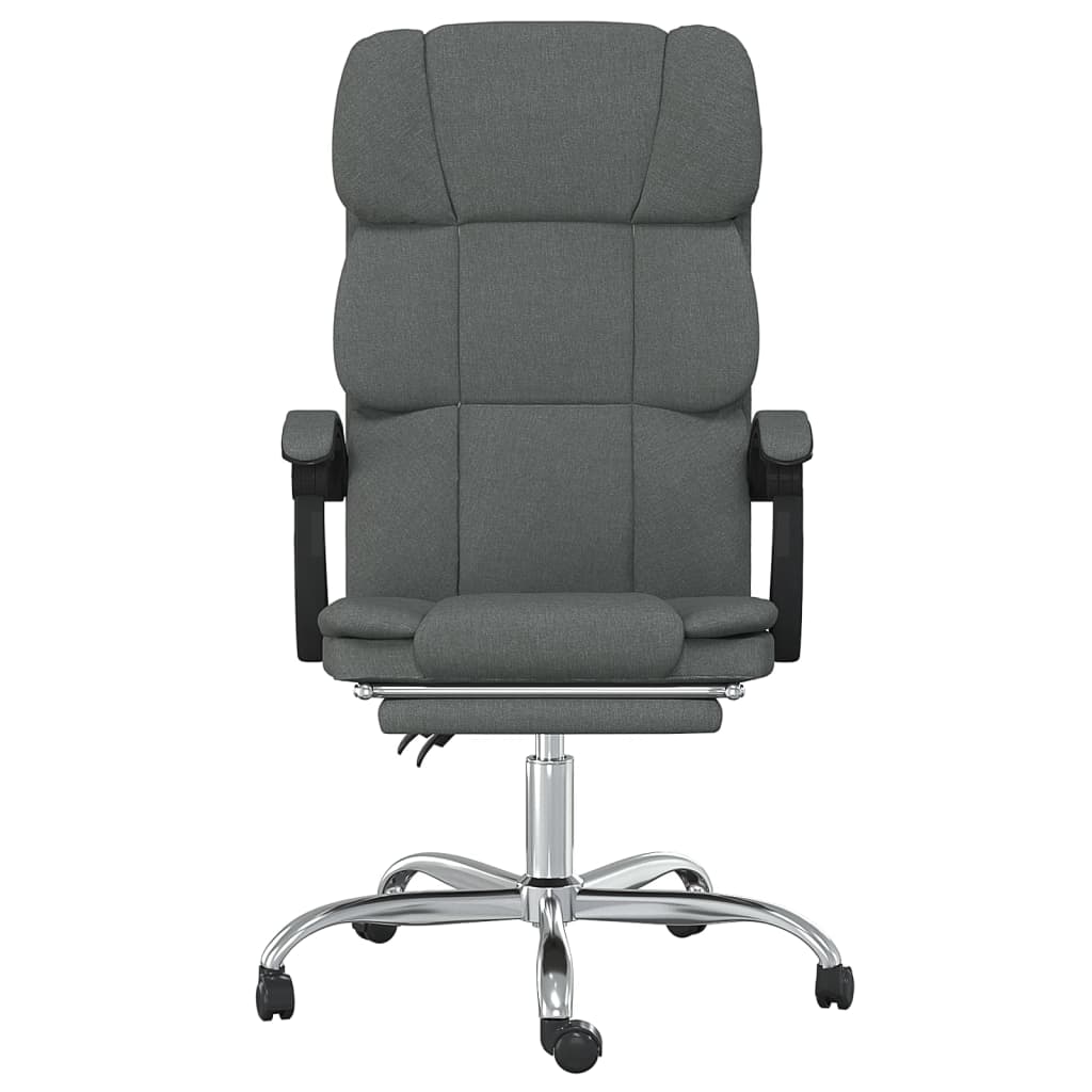 Uredski naslonjač od tkanine tamnosivi