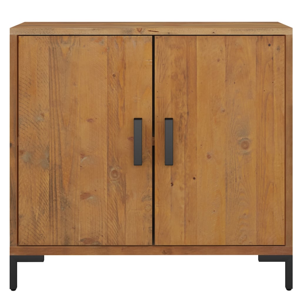 Komoda smeđa 75 x 35 x 70 cm od masivne borovine