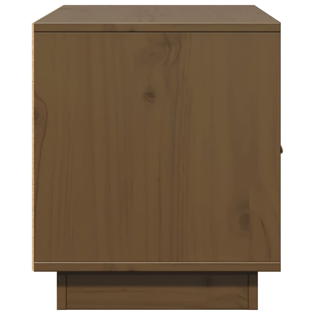 TV ormarić smeđa boja meda 80 x 34 x 40 cm od masivne borovine