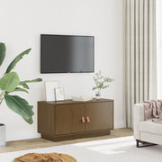 TV ormarić smeđa boja meda 80 x 34 x 40 cm od masivne borovine